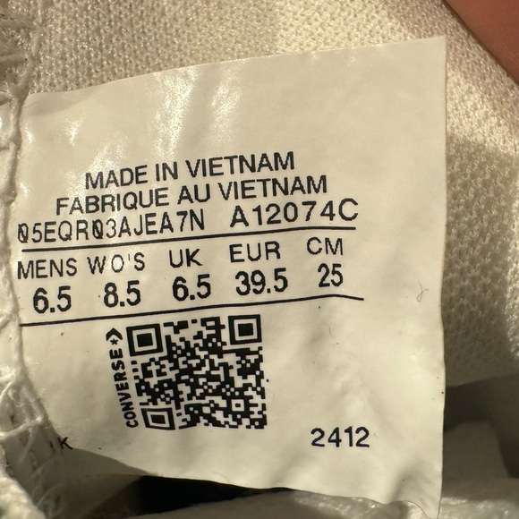 NWT - Converse 70 chuck taylor glitter - Picture 6 of 6